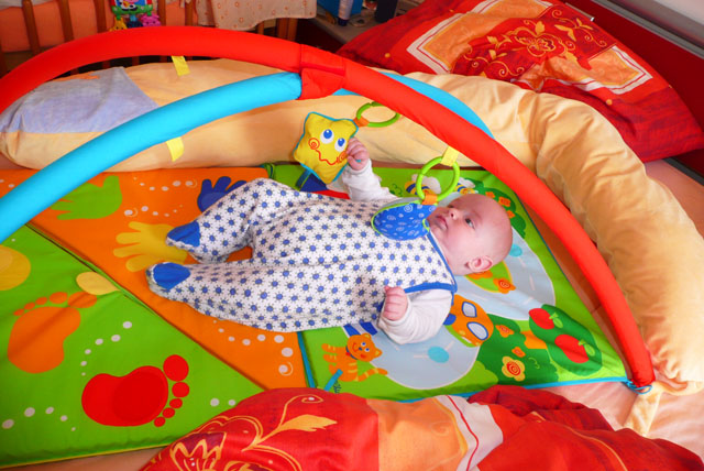 Florian auf seiner Spielwiese