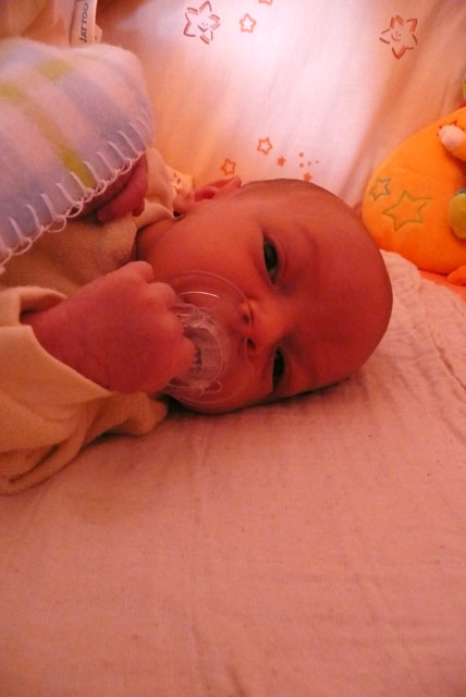 Tag 9: Florian im Bettchen