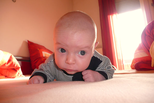 Florian blickt in die Welt