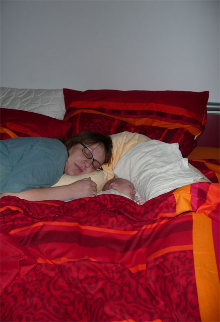 Florian im riesen Bett