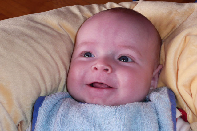 Florian wie immer grinsend