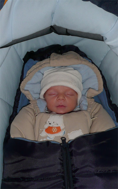 Florian ist wieder auf Achse zum Kinderarzt